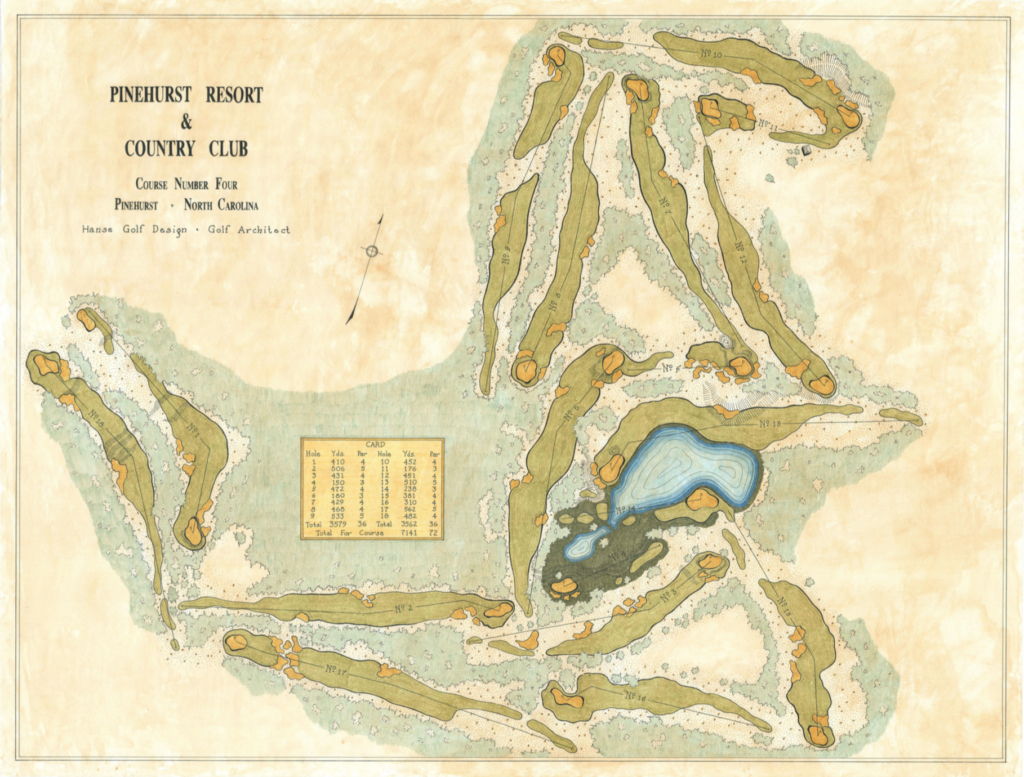 Pinehurst Resort & Country Club No. 4 Hanse Golf Course Design